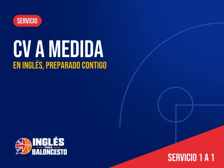 Portada: CV a medida en inglés